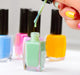 Nail Polish. Manicure. Colorful Nail Polish Bottles Wall Mural