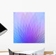 Purple Geometric Floral Wall Mural