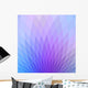 Purple Geometric Floral Wall Mural