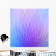 Purple Geometric Floral Wall Mural