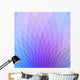 Purple Geometric Floral Wall Mural