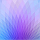 Purple Geometric Floral Wall Mural