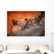 Italian Old-style Bicycles Wall Mural