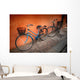 Italian Old-style Bicycles Wall Mural