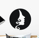 Woman Head Silhouette with