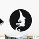 Woman Head Silhouette with