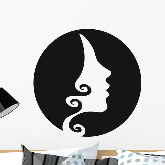 Woman Head Silhouette with