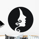 Woman Head Silhouette with