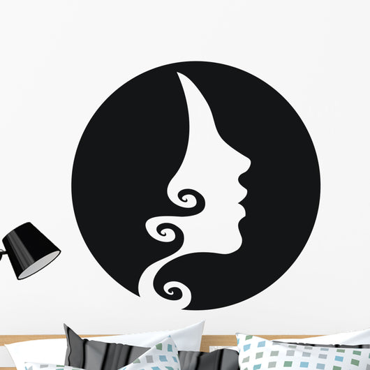 Woman Head Silhouette with