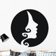 Woman Head Silhouette with