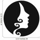 Woman Head Silhouette with