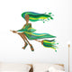 Witch in Green Wall Decal