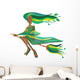 Witch in Green Wall Decal