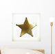 Sheriff star icon Wall Decal