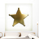 Sheriff star icon Wall Decal