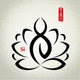 Lotus and Zen Meditation Wall Mural