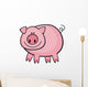 Little Piggy Wall Decal