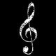 Music Notes Note Key Wall Mural