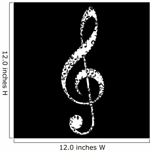 Music Notes Note Key Wall Mural