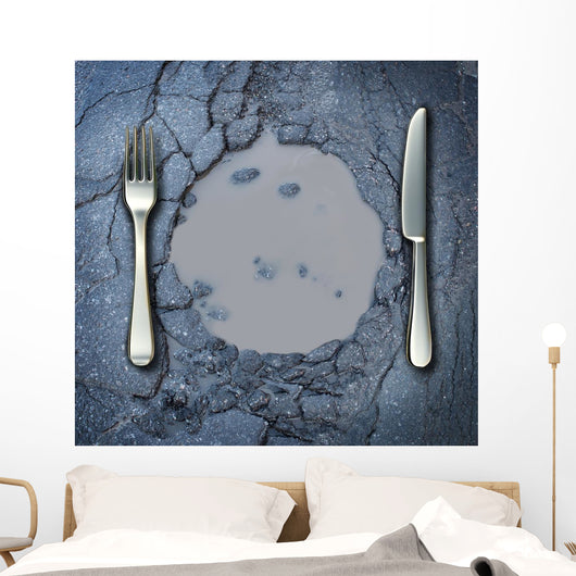 Poverty And Hunger Wall Mural