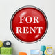 Red round Glossy Icon