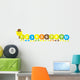 maths caterpillar with numbers 1-10_ vector illustration Wall Decal