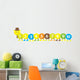 maths caterpillar with numbers 1-10_ vector illustration Wall Decal