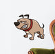Vector Illustration Angry Dog Wall Decal