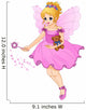 Illustration Cute Girl Purple