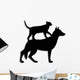 Dog and Cat Wall Decal