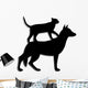 Dog and Cat Wall Decal