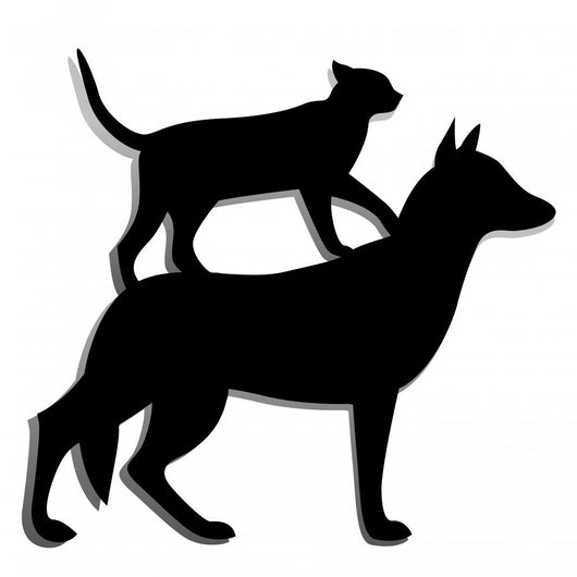 Dog and Cat Wall Decal