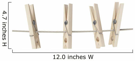 Clothespins Rope