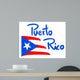 Flag Puerto Rico Wall Decal