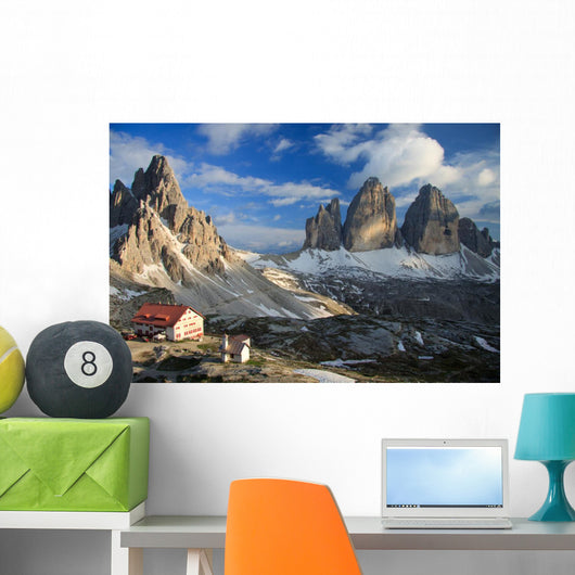 Three Peaks Mount Paterno Wall Mural