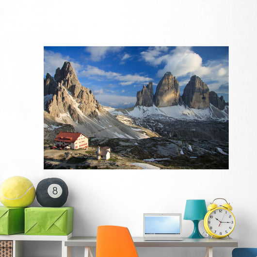 Three Peaks Mount Paterno Wall Mural