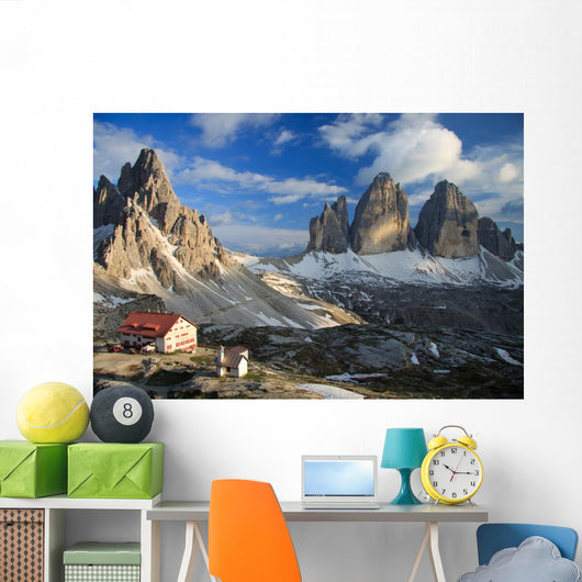Three Peaks Mount Paterno Wall Mural