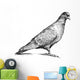 Watching Pigeon Wall Decal