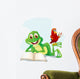 Frog and Bird Reading Wall Decal
