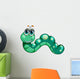 Green Worm Wall Decal