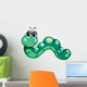 A green worm Wall Decal