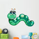 A green worm Wall Decal
