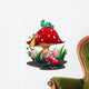 A mushroom surrounded with different insects Wall Decal