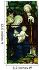 Nativity Birth Jesus Stained