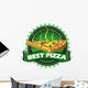 Best pizza badge Wall Decal