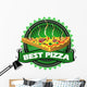 Best pizza badge Wall Decal