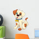 Dog Sitting Wall Decal