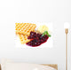 Waffles with Cherries and