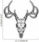 Deer Skull Wall Decal