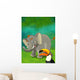 Cartoon Jungle Safari Illustration Wall Mural